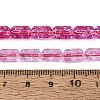 Crackle Transparent Glass Beads Strands GLAA-N068-05A-07-4