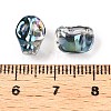 Electroplate Glass Beads Strands EGLA-T021-09J-4