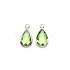 Faceted Glass Pendants FIND-WH0097-40H-1
