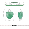 24Pcs Natural Green Aventurine Charms G-BC0001-21B-2