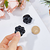 2Pcs Natural Obsidian Carved Figurines Statues for Home Office Desktop Decoration G-FH0002-75A-3