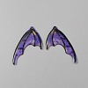 Translucent Resin Glitter Powder Pendants X1-RESI-TAC0018-18I-1