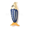 Brass with Enamel Big Pendants KK-CBA2F11-05G-2