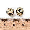 Brass Enamel Beads KK-Z163-06G-C01-2