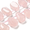 Natural Rose Quartz Beads Strands G-Z040-A02-01-1