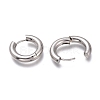 Tarnish Resistant 201 Stainless Steel Huggie Hoop Earrings EJEW-O095-05-26-3