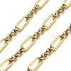 Ion Plating(IP) 304 Stainless Steel Oval Link Chains CHS-G039-02B-G-1