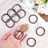 10Pcs Alloy Spring Gate Rings FIND-SP0001-38B-3