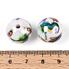 Ocean Theme Printed Opaque Acrylic Beads MACR-T048-07D-3