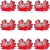 10Pcs Glass Enamel Beads LAMP-PA0001-44B-1