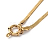 316 Surgical Stainless Steel Ring Pendant Necklaces NJEW-D059-01A-G-2