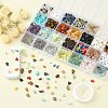 DIY Mixed Stone Bracelet Making Kit DIY-FS0003-38-8