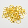 Eco-Friendly Brass Round Rings LS-KK-M165-7mm-02G-RS-1