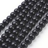 Synthetic Black Stone Beads Strands GSR4mmC044-1