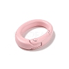 Spray Painted Alloy Spring Gate Rings AJEW-C035-01C-2