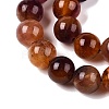 Dyed Natural White Jade Beads Strands G-T138-8mm-210-21-3