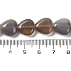 Natural Grey Agate Beads Strands G-I372-A18-01-3