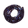 Electroplate Glass Beads Strands EGLA-A044-T4mm-L15-3