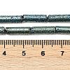Electroplated Natural Lava Rock Beads Strands G-K388-03B-06-4