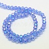 Electroplate Glass Beads Strands EGLA-J042-8mm-AB02-2