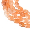 Natural Orange Aventurine Beads Strands G-A303-A02-01-4
