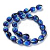 Gradient Color & Luminous Handmade Silver Foil Lampwork Beads LAMP-I028-07A-4