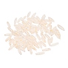 Frosted Glass Beads FGLA-L001-001F-1