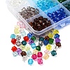 450Pcs 15 Colors Transparent Acrylic Beads TACR-YW0001-56-3