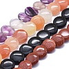 Natural & Synthetic Mixed Stone Beads Strands G-K293-E-B-1