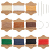   10 Cards 10 Colors Round Waxed Nylon Cord Sets YC-PH0002-42-1