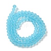 Imitate Austrian Crystal Frosted Glass Beads Strands EGLA-A039-T4mm-MD20-2