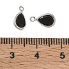 Brass Pave Cubic Zirconia Charms CU-CBABEB3-04P-01-3