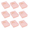 Rectangle Paper Jewelry Set Storage Boxes with Bowknot X1-CON-TAC0014-04C-3