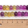 Dyed Imitation Gemstone Glass Beads Strands GL-Z001-03B-08-4