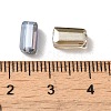 Electroplate Glass Beads EGLA-J023-8x4mm-M-3