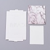 Kraft Paper Boxes and Necklace Jewelry Display Cards CON-L016-A07-1