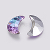 K9 Glass Rhinestone Pendants GLAA-K034-G02-2