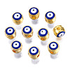 Alloy Enamel Beads LS-ENAM-S117-01B-G-1