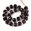 Natural Orange Garnet Beads Strands G-N327-08A-04-3
