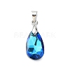 Electroplated Glass Pendants PALLOY-JF03062-2