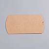 Kraft Paper Pillow Candy Box CON-WH0070-97A-02-2