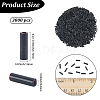 3000Pcs Glass Bugle Beads SEED-PA0001-13B-2