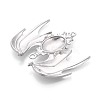Alloy Bat Wing Connector Cabochon Settings TIBE-N016-06P-2