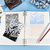 2Pcs 2 Styles Plastic Embossing Folders DIY-CP0008-89-3