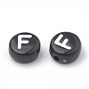 Opaque Acrylic Beads SACR-N002-02F-1