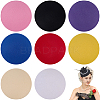 8Pcs 8 Colors EVA Fascinator Hat Base for Millinery AJEW-GF0010-93-1