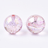 Transparent Acrylic Beads TACR-T006-01A-09-2