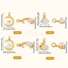 12Pcs 4 Style Alloy Glass Charms FIND-SZ0002-85-2