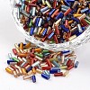 Silver Lined Round Hole Glass Bugle Beads SEED-I001-MS-1