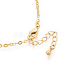 Brass Cable Chain Bracelets for Women LS-BJEW-N032-08F-G-3